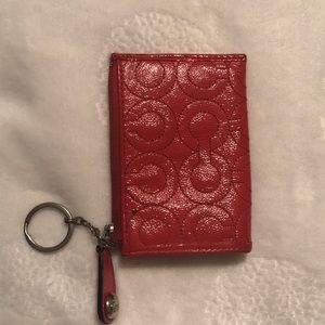 Coach keychain wallet